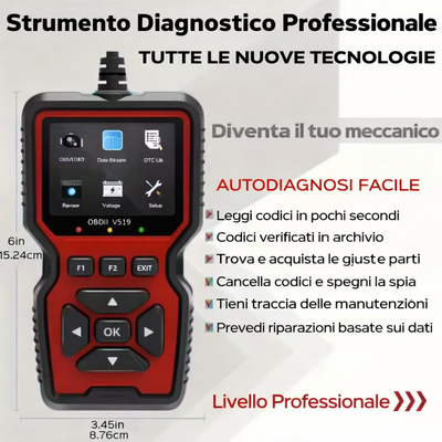 Scanner diagnostico OBD2 Potenziato